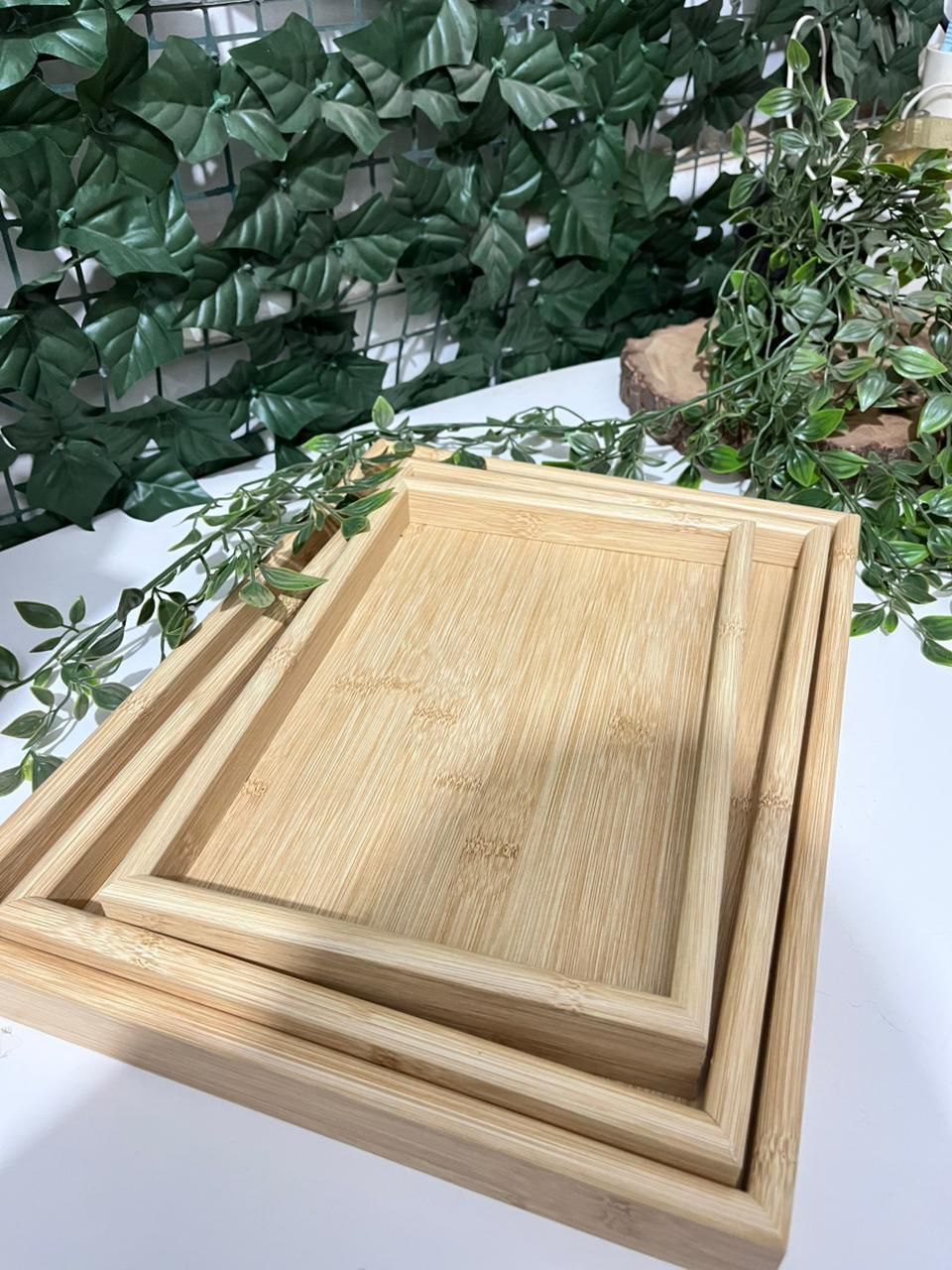 26150 طقم صواني خشب مستورد - Image 1