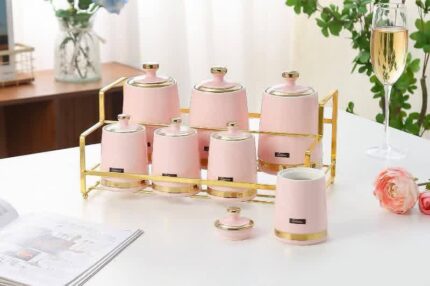 طقم توابل بورسلين