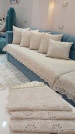 طقم ركنه 3 كنبه مكرميه اوبن اند - Image 4