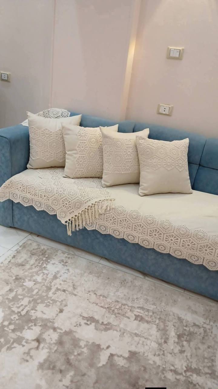 26235 طقم ركنه 3 كنبه مكرميه اوبن اند - Image 1