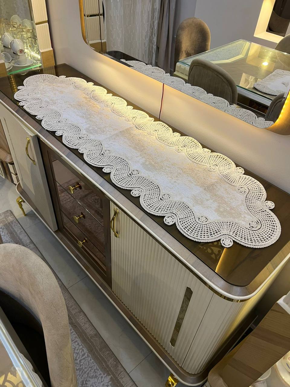 26242 رانر سفره او بوفيه المقاس 160 سم - Image 1