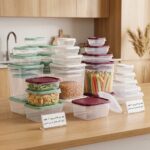 طقم علب تلاجة 17 قطعة